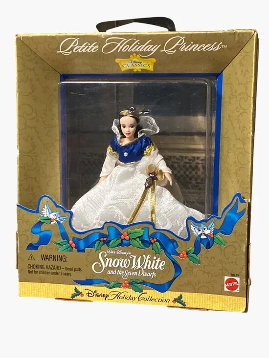 Disney Holiday Collection Petite Holiday Princess Snow White Ornament Mattel 200 - Picture 2 of 16